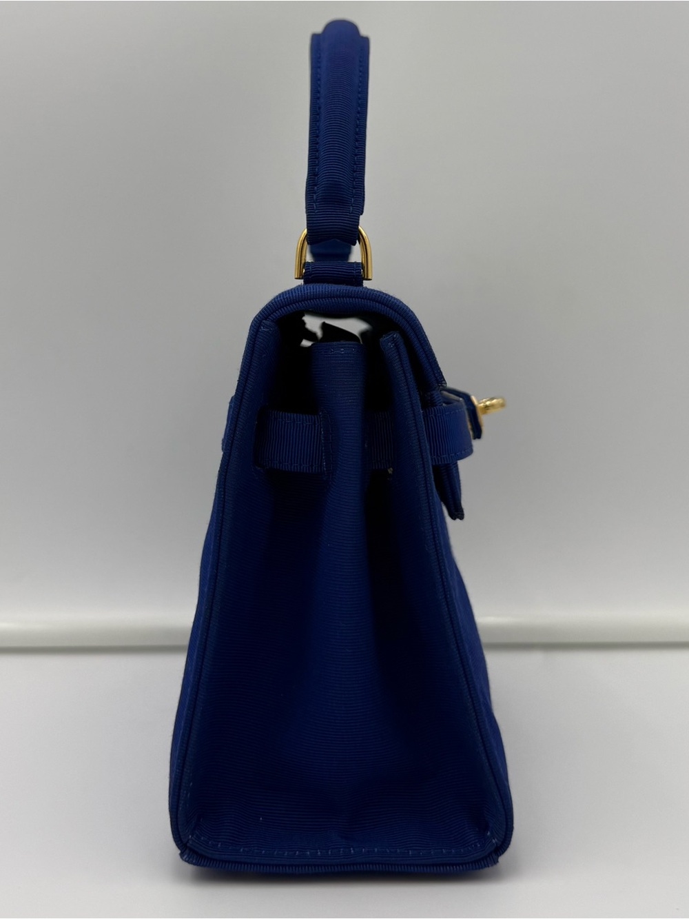 🇮🇹COLOMBO 1937 MILANO • MINI 18 Crossbody Bag in Blue Silk • Made in ITALY - Picture 8 of 16
